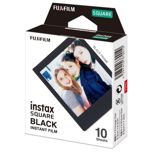 Fujifilm Instax Square 1x10 - Color - Black Frame