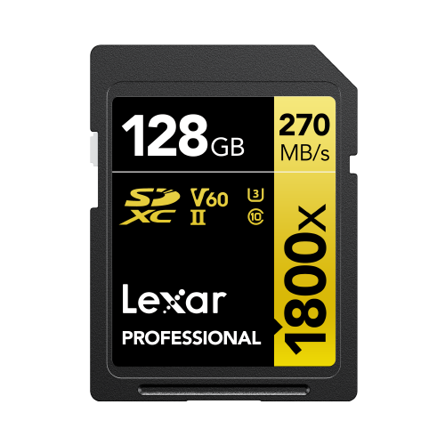 Lexar Professional 1800x SDXC UHS-II 128GB